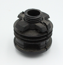 Endeprop til Ø50 mm rør, sort plastik