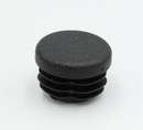 Endeprop til ben - rund, sort plastik - flere varianter