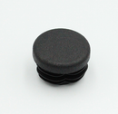 Endeprop til ben - rund, sort plastik - flere varianter