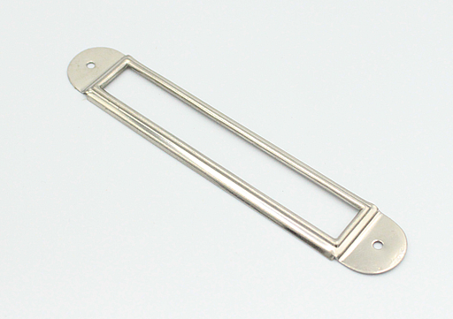 Etiketramme 115x20 mm, blank metal