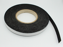 Filt - selvklæbende - 1 mm tykt, sort kunststof (pr. meter) - flere varianter