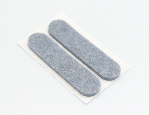 Filt 52x12x3,5 mm - selvklæbende, gråt kunststof (2 stk)