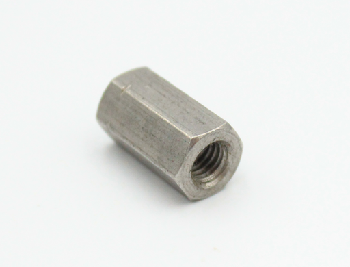 Forlængermøtrik M6x18 mm, rustfri stål (A2)