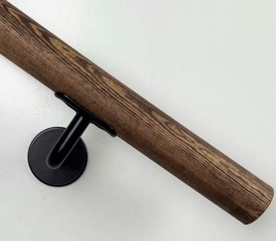 Gelænderholder Ø64 mm, hvidmalet metal