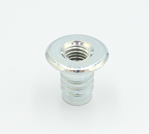 Gevindbøsning M8xØ11x16 mm med hoved, elgalvaniseret