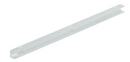 Glideskinne t/trådkurv 440x16x15 mm, hvid plastik (1 stk)