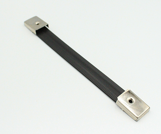 Håndtag til kuffert 185 mm, sort plastik/metal