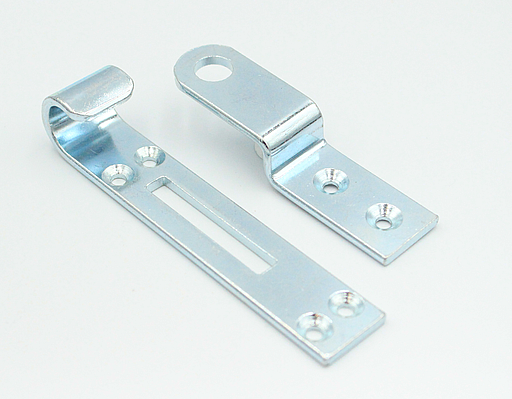 Hængelåsebeslag 100x20 mm, elgalvaniseret (sæt)