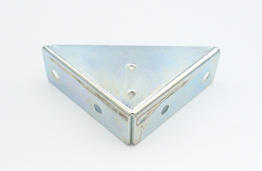 Hjørnebeslag 64x64 mm med 4 huller, elgalvaniseret