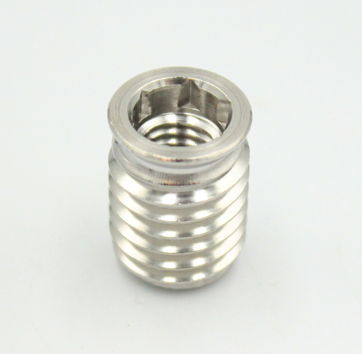 Iskruningsbøsning med krave, rustfri stål (A4) - flere varianter