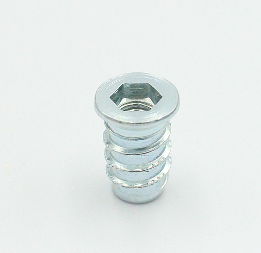 Iskruningsbøsning med krave, elgalvaniseret - flere varianter