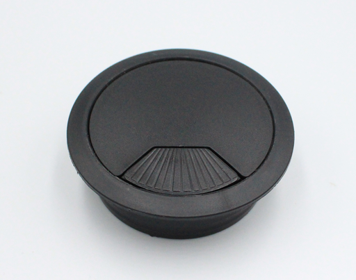 Kabelgennemføring Ø60 mm, sort plastik