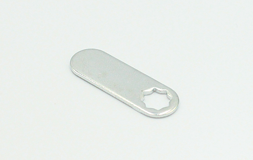 Kamstykke 15x45 mm til møbellås, metal