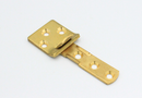 Klaphængsel til endetillægsplade, messing (sæt)