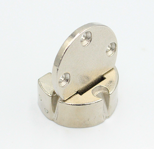 Klaphængsel Ø30 mm med 90 graders åbning, metal