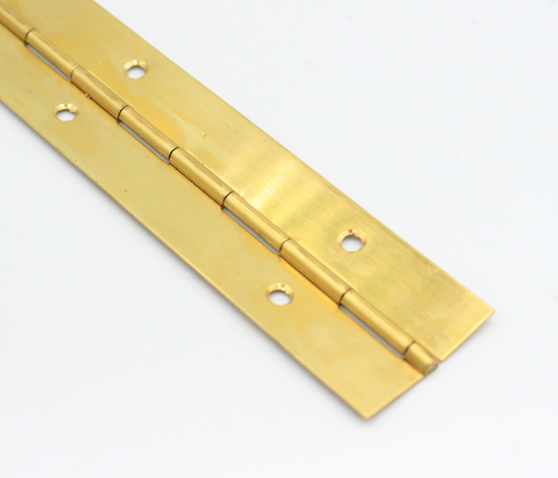 Klaverhængsel 32x655 mm, messing (massiv)