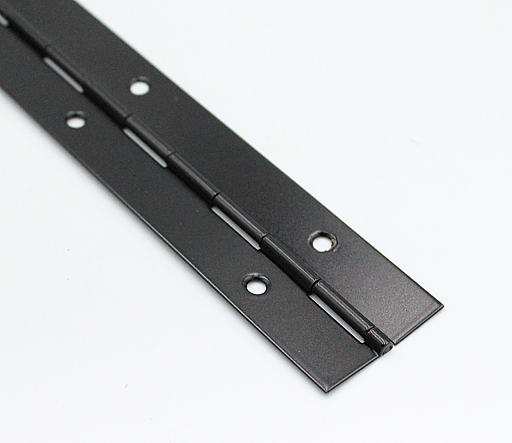 Klaverhængsel 32x655 mm, sort malet metal