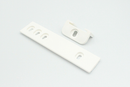 Køleskabsbeslag 108x26 mm, hvid plastik