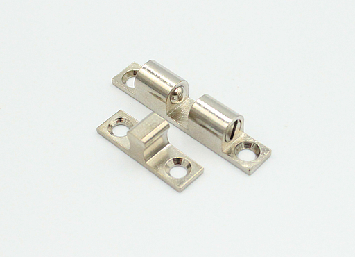 Kuglesnaplås 43x8 mm, blank metal