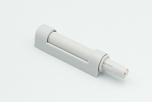 Lågeåbner "Push" 51x15 mm med magnet, grå
