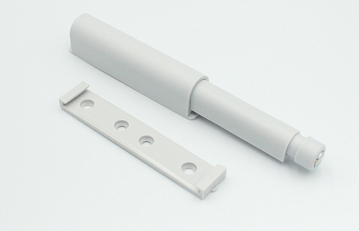 Lågeåbner "Push" 74x14,5 mm med magnet, grå