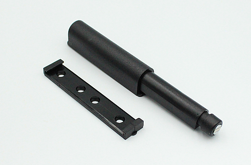 Lågeåbner "Push" 74x14,5 mm med magnet, sort