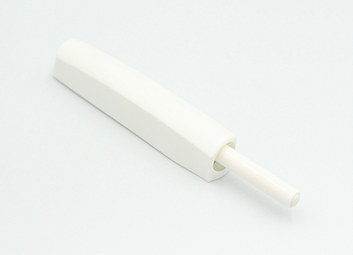 Lågeåbner "push" 89x15,5 mm m/anslagsdæmper, hvid