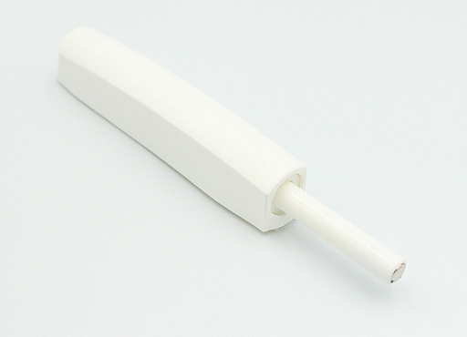 Lågeåbner "push" 89x15,5 mm med magnet, hvid