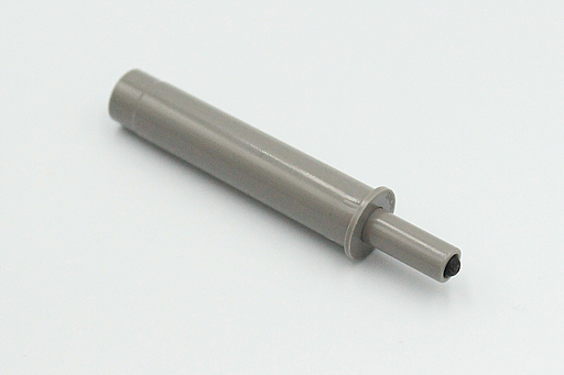 Lågedæmper Ø10x48 mm til indboring/holder, grå plastik