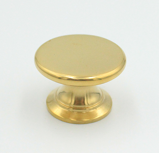 Messingknop Ø32x21 mm, blank