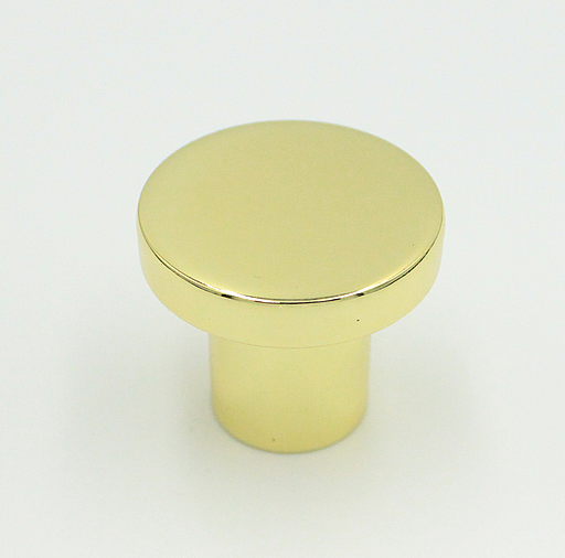 Messingknop Ø32x28 mm, blank poleret