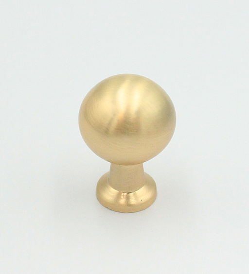 Messingknop "Rømø" Ø23x33 mm, mat