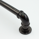 Møbelgreb "Fanø" 320 mm c/c, sort poleret metal