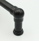 Møbelgreb "Lynø" 320 mm c/c, mat sort metal