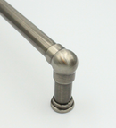 Møbelgreb "Manø" 320 mm c/c, grå børstet metal