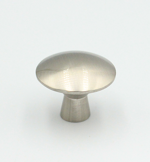 Metalknop "Femø" Ø27x23 mm, børstet