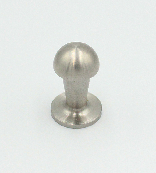 Metalknop Ø18x27 mm, rustfri
