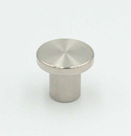 Metalknop Ø25x21 mm, rustfri