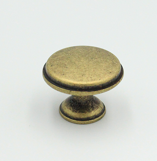 Metalknop (KUN FÅ STK PÅ LAGER) Ø28x20 mm, antik