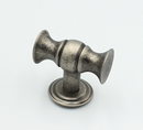 Metalknop "Omø" Ø22 mm, antik