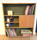 Møbelben til skabe Ø35 mm incl. beslag til montering, ubehandlet egetræ