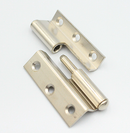 Møbelhængsel 50x35 mm - højre, blank metal