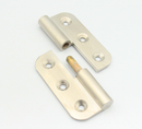 Møbelhængsel 50x40 mm - højre, messing (metalfarvet)