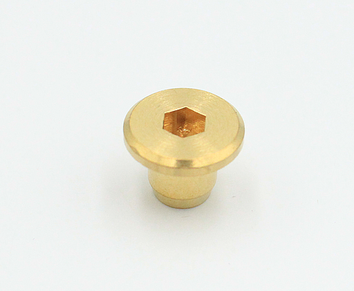 Møbelhoved M6xØ8,9x9 mm, messing