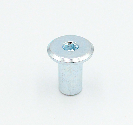 Møbelhoved M6xØ8x15 mm, elgalvaniseret