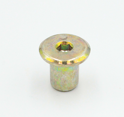 Møbelhoved M6xØ9x12 mm, gultonet
