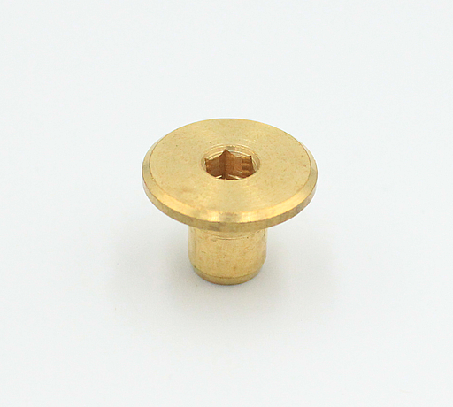 Møbelhoved M6xØ9x12 mm, messing