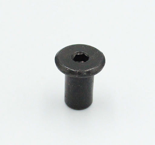 Møbelhoved M6xØ9x14 mm, sortgalvaniseret
