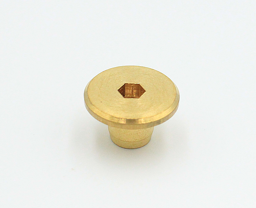Møbelhoved M8xØ10x10 mm, messing