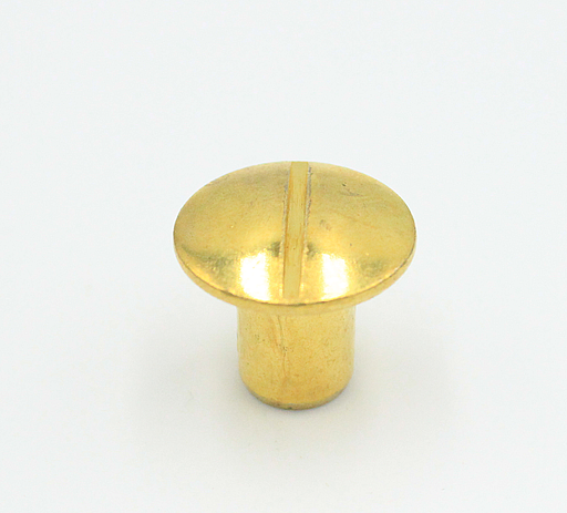 Møbelhoved M8xØ10x14 mm, messingfarvet